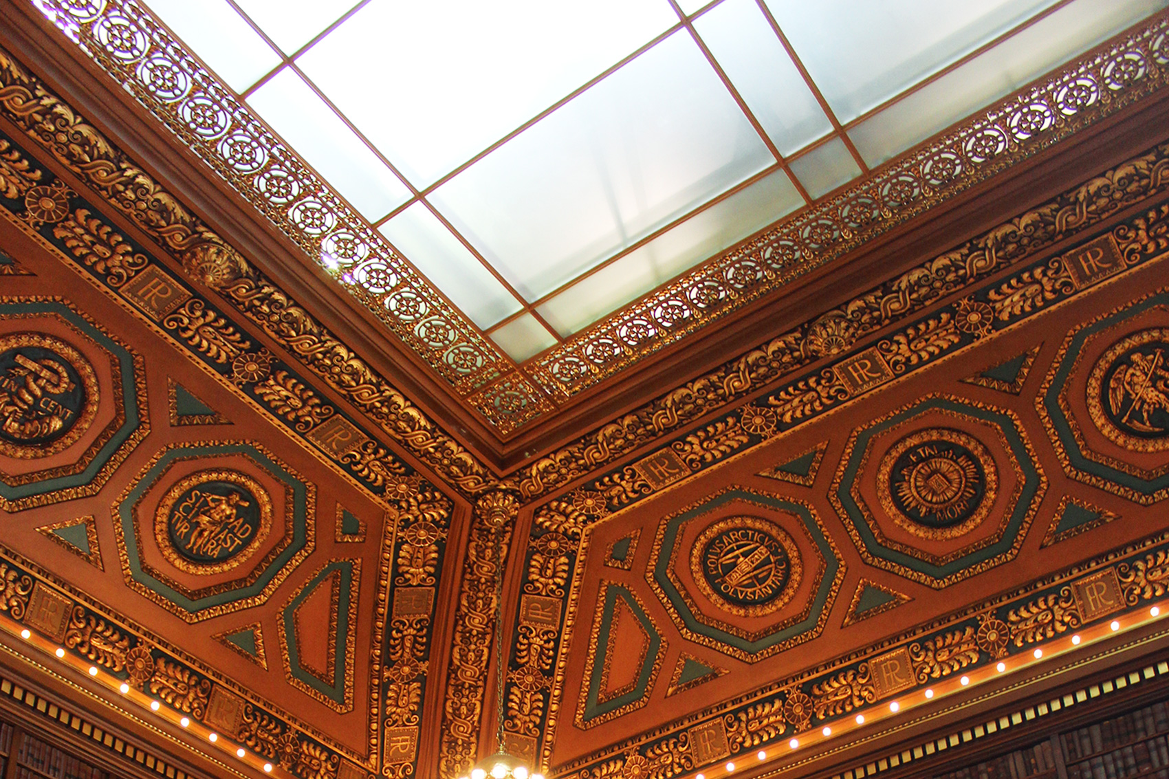 library ceiling background image