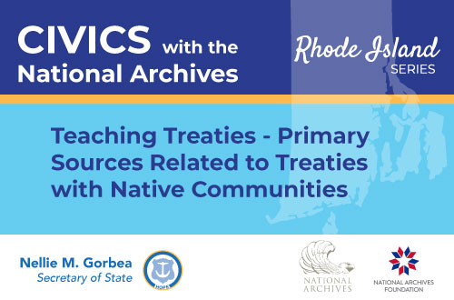 Professional Development for RI Teachers offered by the National Archives