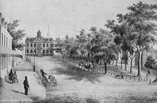 State House in Newport, 1850