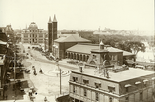 Exchange and RR Station C 1890