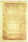 Record of the deed for Aquednick, 1637