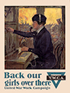 >Back our girls, 1918 Poster