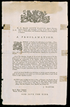 Wanton Proclamation, 1772