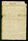 Warren petition to expand suffrage to non-landowners, 1829