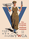 For every fighter, a woman worker, 1918 Poster