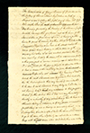 Deposition of George Brown, June 1773. Page 1