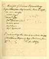 Manifest from Hispaniola, 1776