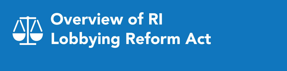 Overview of the Lobbying Reform Act of 2016